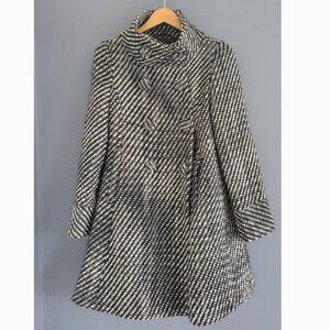 Vintage H&M Wool Blend Swing Coat - Size 4